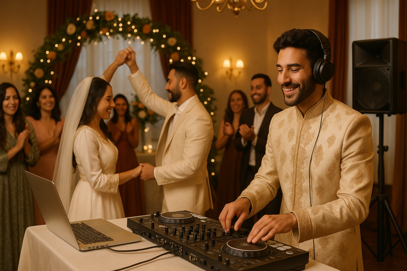 Entertainment setup for celebrations